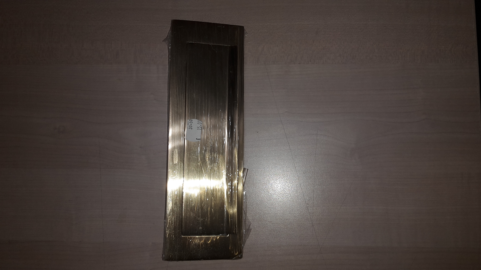 Immagine di placca portalettere ottone Mattorre & Guerrini
